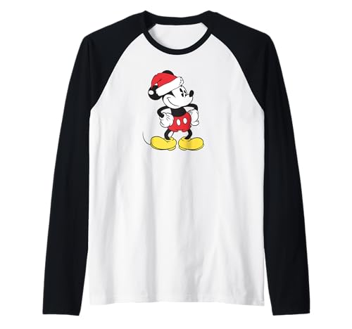 T-shirt baseball Mickey Noël : le cadeau parfait pour les fans Disney