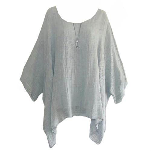 T-shirt ample manches longues femme gris XS pour éviter les hauts trop serrés
