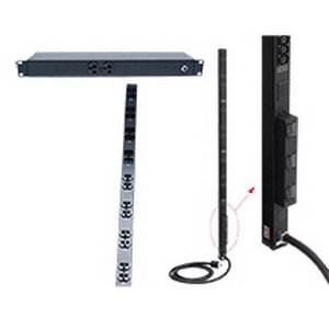 Hoffman DP1N622420T Power Distribution Unit 120 Volt 20 Amp Rack and Panel Mount 1-Phase Black