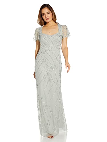Image of Adrianna Papell Women's Beaded Long Gown