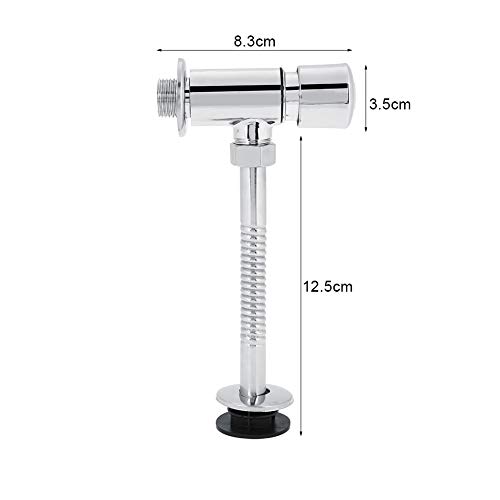 Toiletten-Urinal-Spülventil, langlebig, Zinklegierung, manuelles Flowise-Spülen für Zuhause, Hotel, Badezimmer, automatische Abschaltung