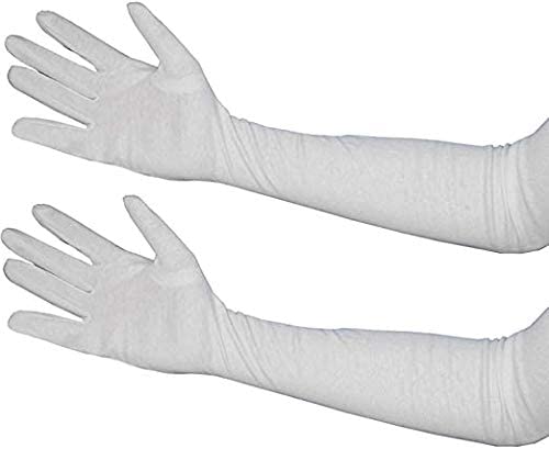BrendoMen's and women's full hand gloves till-elbow for summer driving/biking. It's made by cotton also protects from sun, burn, heat, dust and pollution
