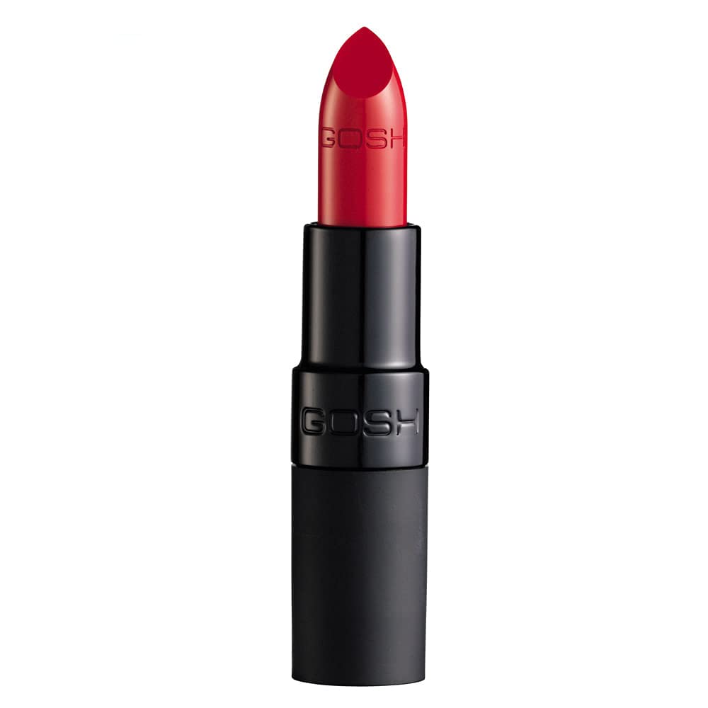 GOSH GO406440 Velvet Touch Lipstick Matt 005 Matt Classic Red - Gosh for adults, ideal for polished makeup and nail looks, red, size 005