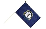Flaggenfritze Stockflagge USA Kentucky 30 x 45 cm - handlich zum Schwenken, Dekorieren und Flagge zeigen