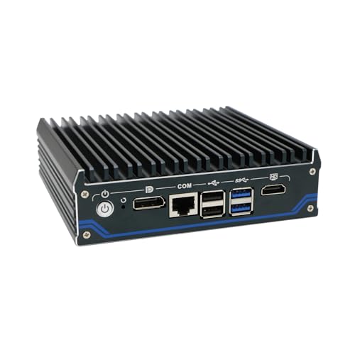 Mini PC J6412 pare-feu pfSense pour montage sur rail DIN avec 4 ports LAN 2.5G