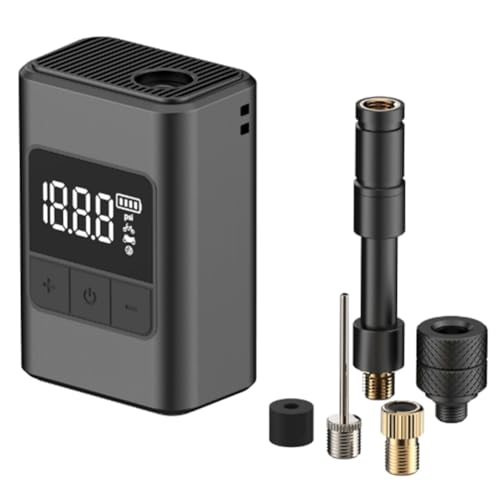 Minibomba eléctrica portátil de bicicleta inflador de 120 PSI USB-C