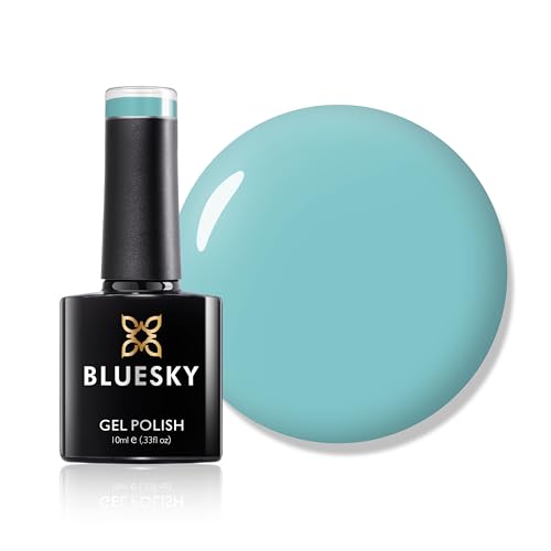 Bluesky Gel Nail Polish, Pacific Green 63911, Blue, Turquoise, Long Lasting, Chip Resistant, 10 ml (Requires Curing Under UV LED Lamp)
