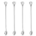 kilofly Rhinestone Party Stir Bar Spoon Value Pack, Set of 4