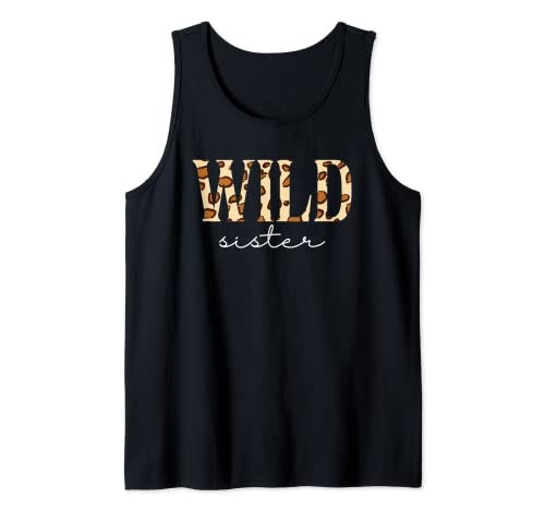 Wild Sister | Niños Hijo Hija | Hermanos Hermanas Camiseta sin Mangas