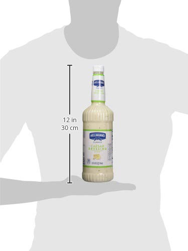 Miniatura 5 de Hellmann's Classics Caesar - Botellas de ensalada para aderezo de ensalada sin gluten, sin sabores artificiales, colores o jarabe de maíz con alto