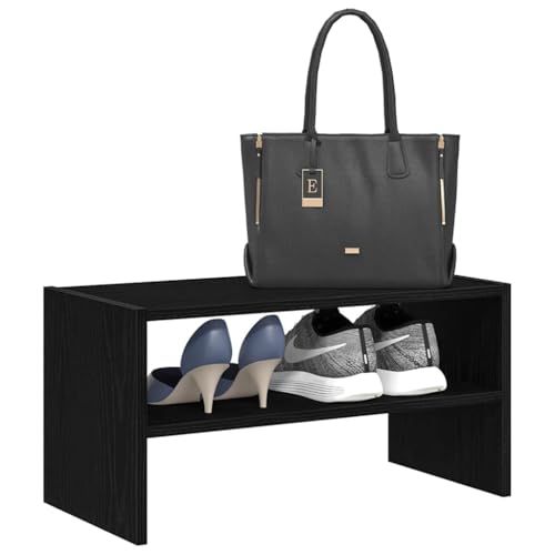 BOWEKAM Home & Garden-Zapatero apilable de roble marrón, 60 x 30 x 30 cm, elección de muebles