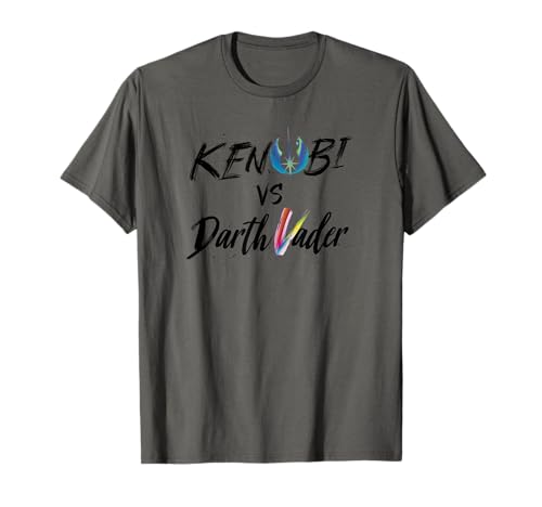 T-shirt Star Wars Obi-Wan Kenobi VS Darth Vader en coton pour fan de la saga