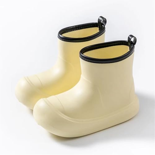 Rain Boots For Kids Waterproo𝐟 Garden Shoes For Toddler Lightweight Short Solid Platform Rain Boots Kids Rubber Boots2