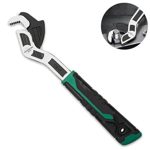 Image of Adjustable Wrenches Multi-function Universal Magic Wrench CR-V Steel Pipe Wrench 10-Inch