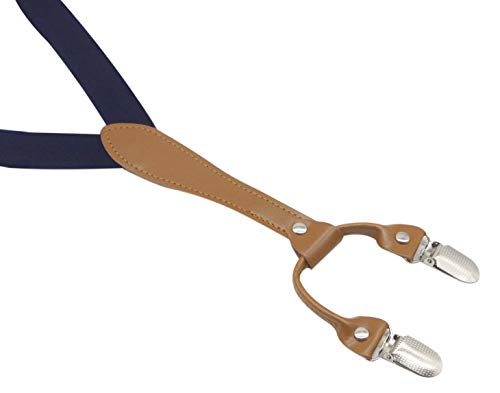 Image of Men's Suspenders Bowtie Set Elastic Y Shape Style Women's Suspenders Bowtie For Wedding&Formal Events