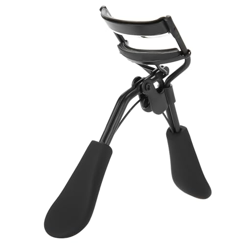 Recourbe-cils avec anneau silicone antidérapant et coussinets silicone (noir)