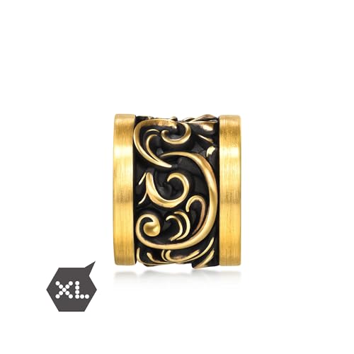 CHOW SANG SANG 999 24K Solid Gold Noir XL Auspicious Clouds Charm Bracelet for Women, Men and Unisex 19cm 95637C4