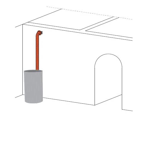 Italiana Camini E778150 ITC/Edilkamin Kit 12 Warmluftverteilung
