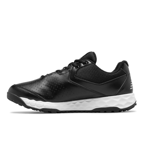 New Balance Men's 950 V3 Umpire Baseball Shoe, MLB Black/White, 7 M US