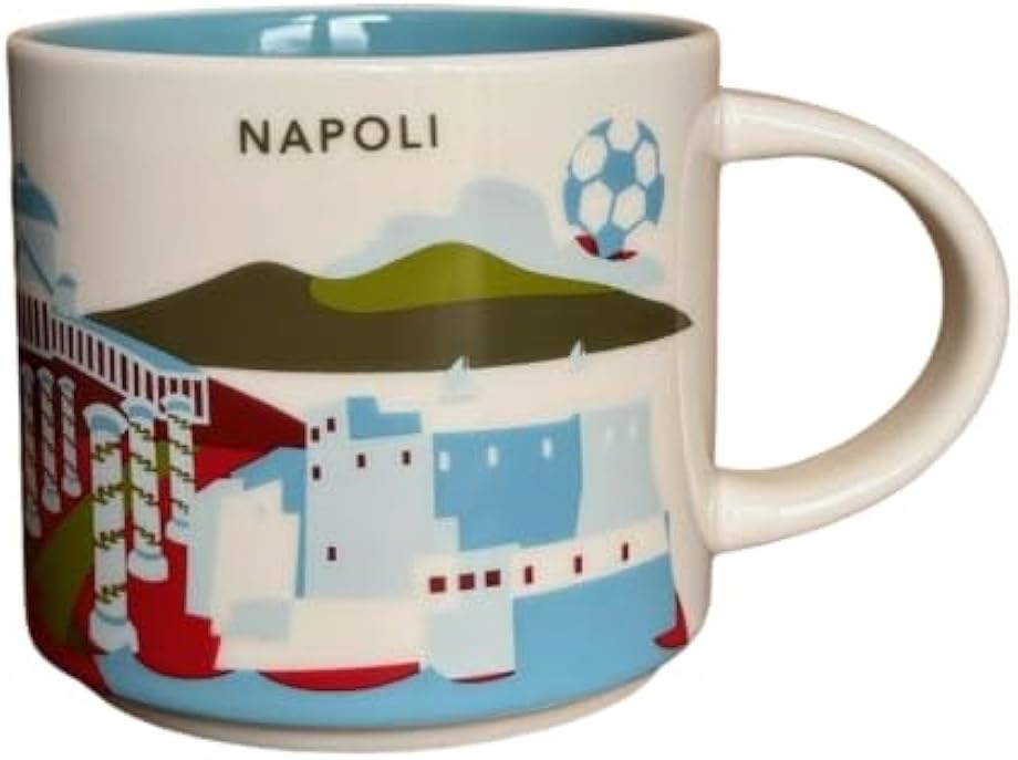 Tazza da caffè 414 ml Starbucks napoli (italia) you are here collection 011117488