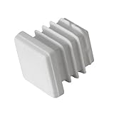 Medida: 22x22 mm. WOLFPACK LINEA PROFESIONAL 5330500 Contera Plastico Cuadrada 22x22 mm. Bolsa 100 Unidades, Multicolor