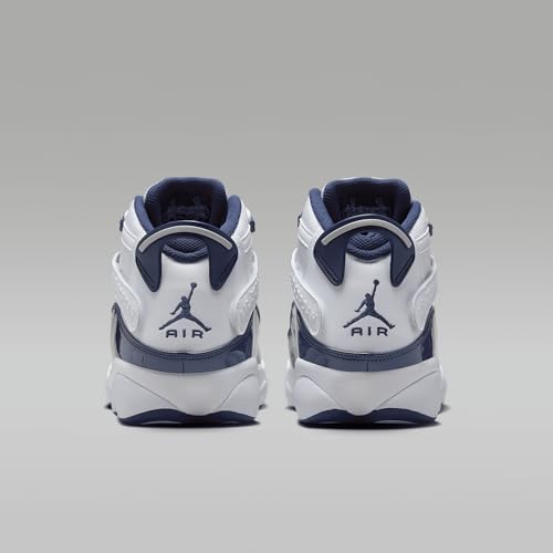 Jordan 6 Rings Mens Shoes (322992-124, White/Midnight Navy/Neutral Grey) (White/Midnight Navy/Neutral Grey, US Footwear Size System, Adult, Men, Numeric, Medium, 10)