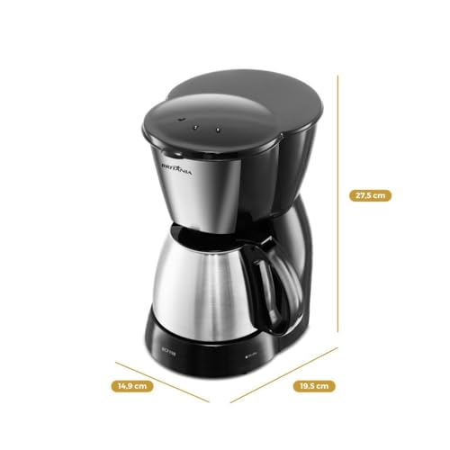 Cafeteira Britânia 18 Cafézinhos Jarra de Inox BCF19B 550W Preto 220V