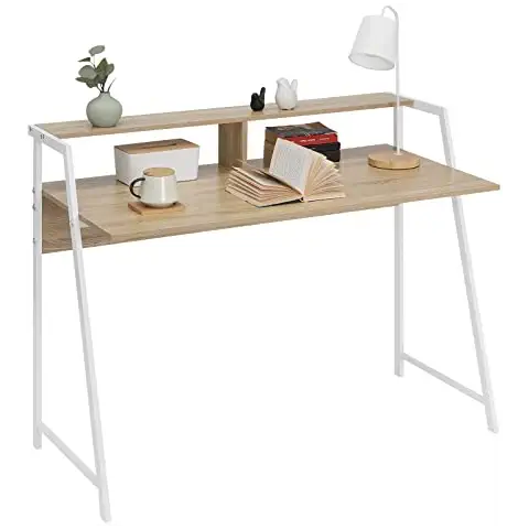 Bureau WOLTU TSG20hei en bois et acier Cover