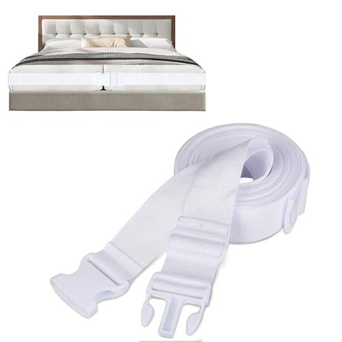 Sujetador de Colchones - Conector de Colchones, 10 m × 5 cm, Antideslizante y Ajustable, Conecta Colchones para Crear una Gran Superficie de Descanso, Adecuado para Cuñas de Colchón y Más