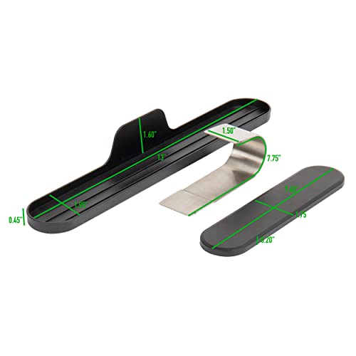 Mind-Reader-Under-Over-Keyboard-Storage-Organizer-Stand-Shelf-with-Anti-Slip-for-Pen-Pencil-Cell-Phone-Tablet-and-Other-Office-Essentials-Black