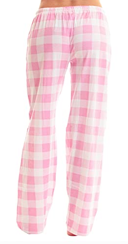 Image of Just Love Women's Buffalo Plaid Pajama Pants, 100% Cotton Jersey Knit Sleep and Lounge PJ Bottoms
