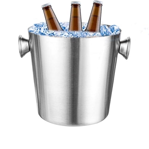 Cubeta de acero inoxidable térmica de 2L para botellas de champán 2