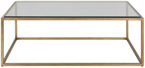 Uttermost Bravura - Coffee Table-16.75 Inches Tall and 48 Inches Wide-Gold Leaf Finish