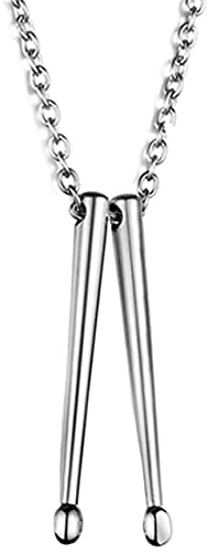 fikujap Collar de baqueta Collar de la Cadena de Oro Rock Collar Colgante de Roca Collar para Hombres y Mujeres Collares de Ratel Cover