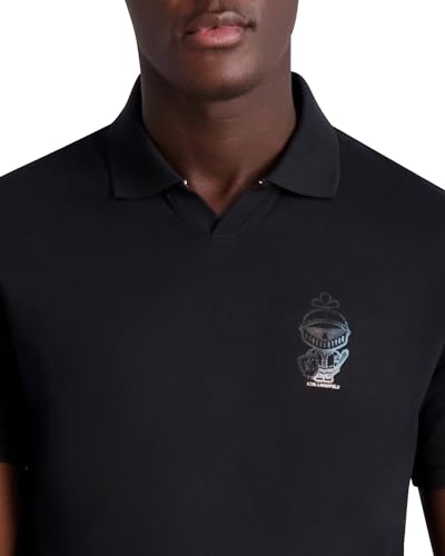 Image of Karl Lagerfeld Men's Karl Armour Johnny Collar Polo