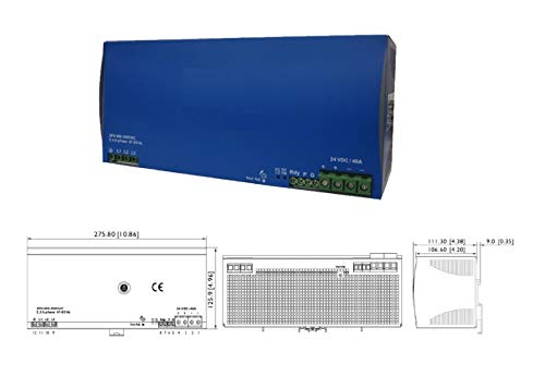 RADWELL VERIFIED SUBSTITUTE SDN-40-24-480C-SUB 960 WATTS 40A, Substitute for SOLA SDN-40-24-480C, 24
