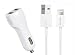 Produktbild Phone Star Auto Ladekabel mit DUAL USB Kfz Adapter 1 Meter Aufladekabel kompatibel mit iPhone 11, 11 Pro, 11 Pro Max, Xs, Xs Max, XR, X, 8, 8 Plus, 7, 7 Plus, 6s, 6s Plus, 5s, iPad, iPod und Android