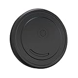 Milageto Geräuscharmer intelligenter Wischroboter, Bodenreinigungsmaschine, tragbarer, dünner Staubsammler, kompakter Roboter-Mopp-Reiniger für Hartböden, Schwarz