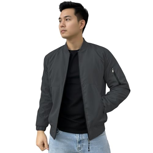 Image of NINQ Winter Jacket - Windproof Poca Cloth with Fur, Zipped mandarin Collar, 2 Front Pockets & Side Arm Pocket, Casual & Sportswear jackets for men