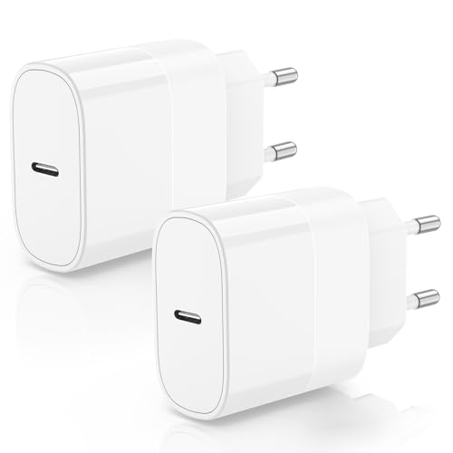 20W Caricatore Rapido Apple Originale PD Caricabatterie USB C Lightning Cavo 2M...