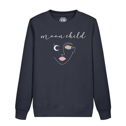 Sweatshirt enfant Moon Child au design minimaliste et finitions haut de gamme