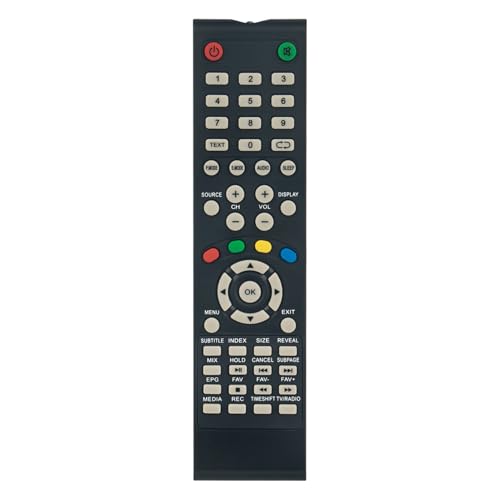 ALLIMITY Télécommande Compatible avec NORDMENDE PROLINE Dual DL-32HD001 DL-32HD003 DL-40FHD-001 L2440HD(V.2) L5579UHD L3937HD L3938HD-LED ND24N2100C...