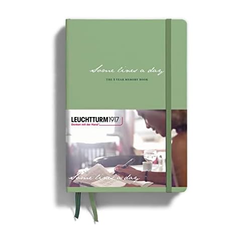 LEUCHTTURM1917 5 Year Memory Book Sage Cover