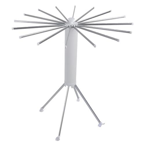 Étendoir à linge pliable avec trépied rétractable pour gain de place - 2