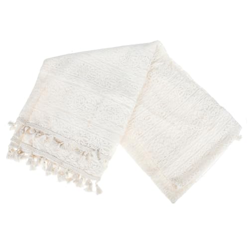 Nappe crochet décorative avec motif creux pratique pour protection de table basse salon chic - 8