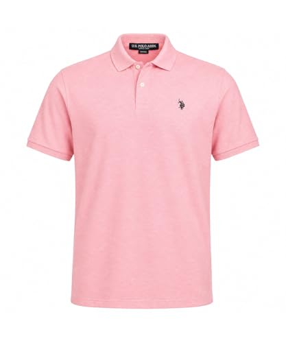 Image of U.S. POLO ASSN. Men Cotton Regular Fit Solid Polo With Small Pony