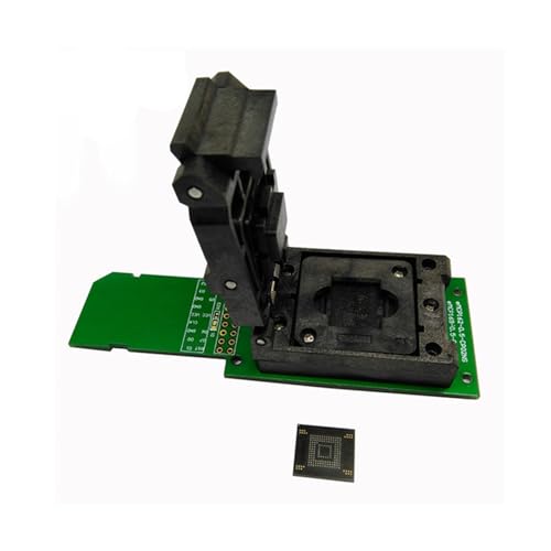 Avejjbaey EMMC169 Chip Burning Socket EMMC169 Test Socket EMMC BGA Adapter Easy to Use for Electronic Repair Technicians Speed Data Transfer