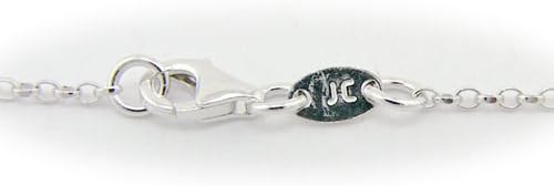 Miniatura 4 de Plata de ley Anillos brillantes Láser Filigrana Encaje Círculo Colgante Oval Cable Cadena Collar Italia, Metal