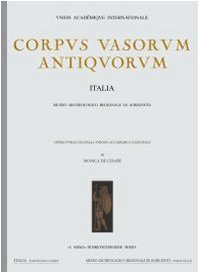 Corpus Vasorum Antiquorum Gela pour recherche universitaire art