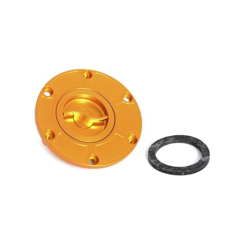 Bouchon réservoir carburant jaune pour Aprilia RS125 RS250 et RSV1000